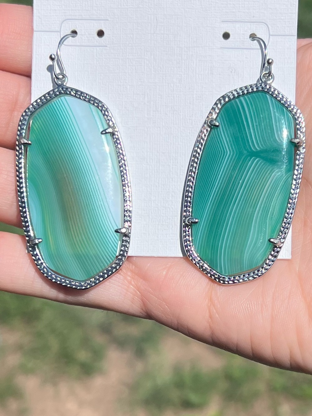 kendra Scott green banded agate Danielle’s